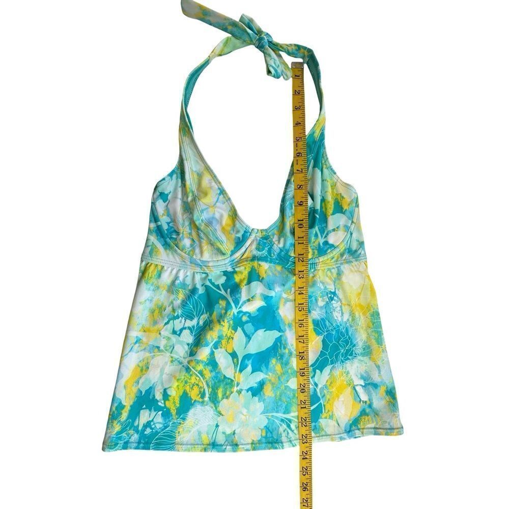 NWT Sunsets SEA HAVEN Muse Halter Underwire Tankini Swim Top 32DD - Picture 10 of 13